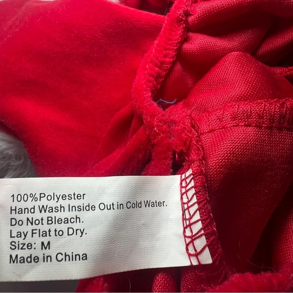 Santa’s Helper Dog Outfit Size M
